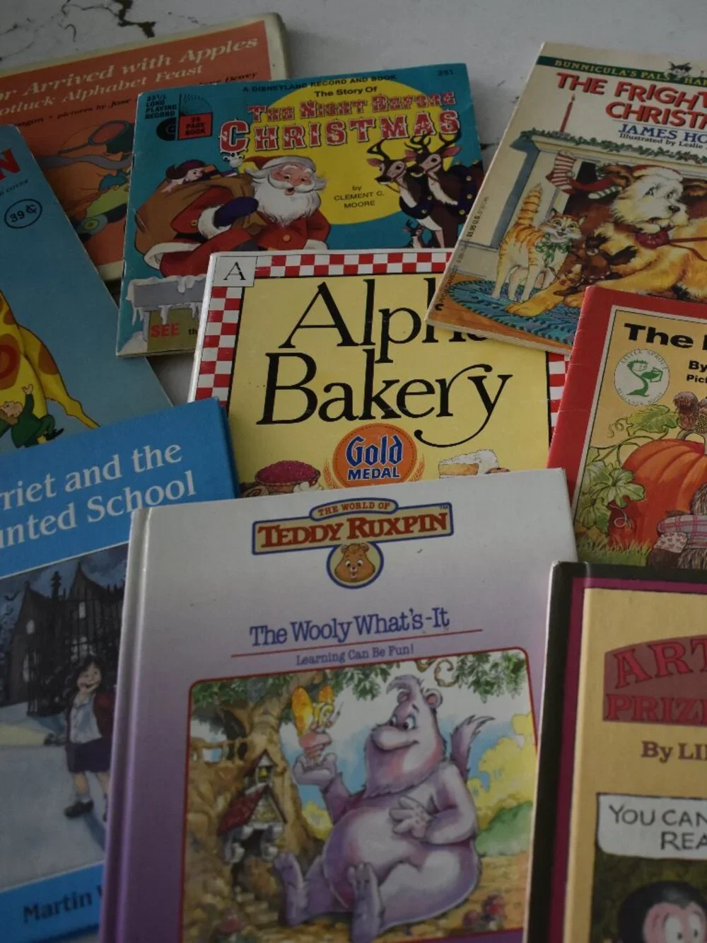 Vintage Children's Book Lot of 11 Learning Classics Arthur Teddy Ruxpin & More